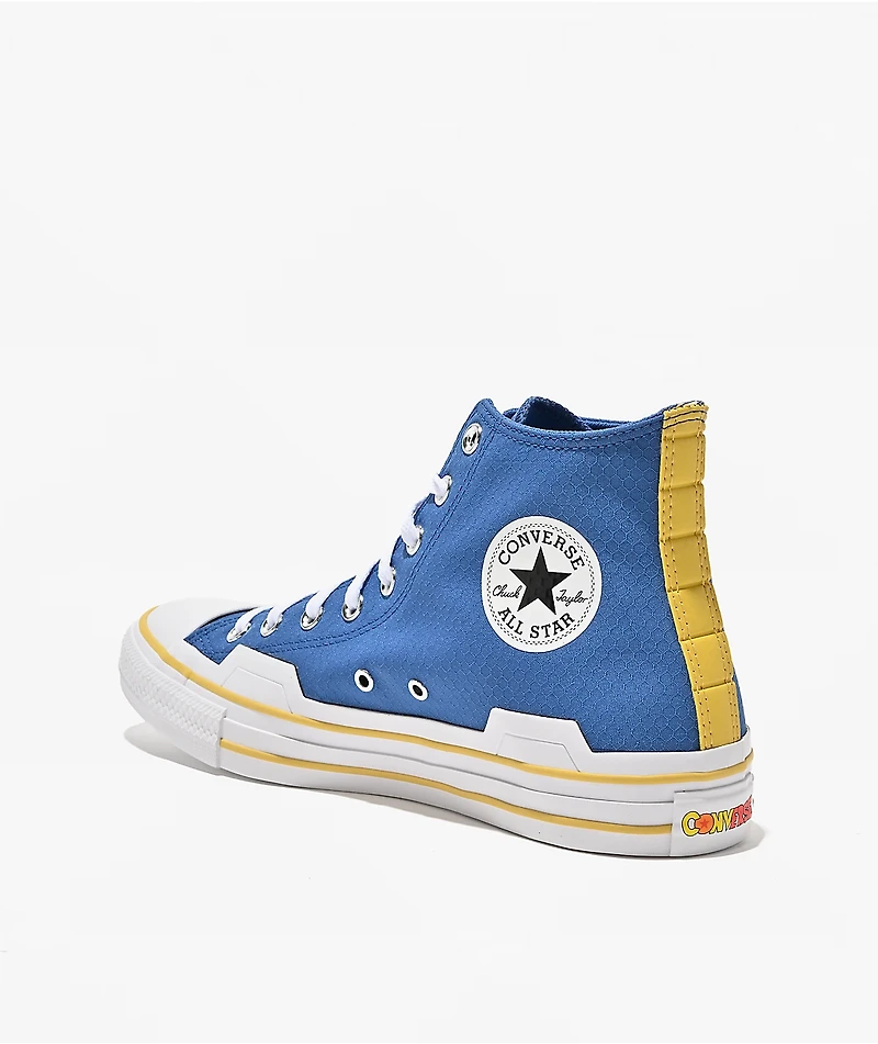 Converse x Dragon Ball Z Vegeta Chuck Taylor All Star Blue & White High Top Shoes