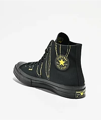 Converse x EDGLRD Chuck 70 Hi Black & Yellow Shoes