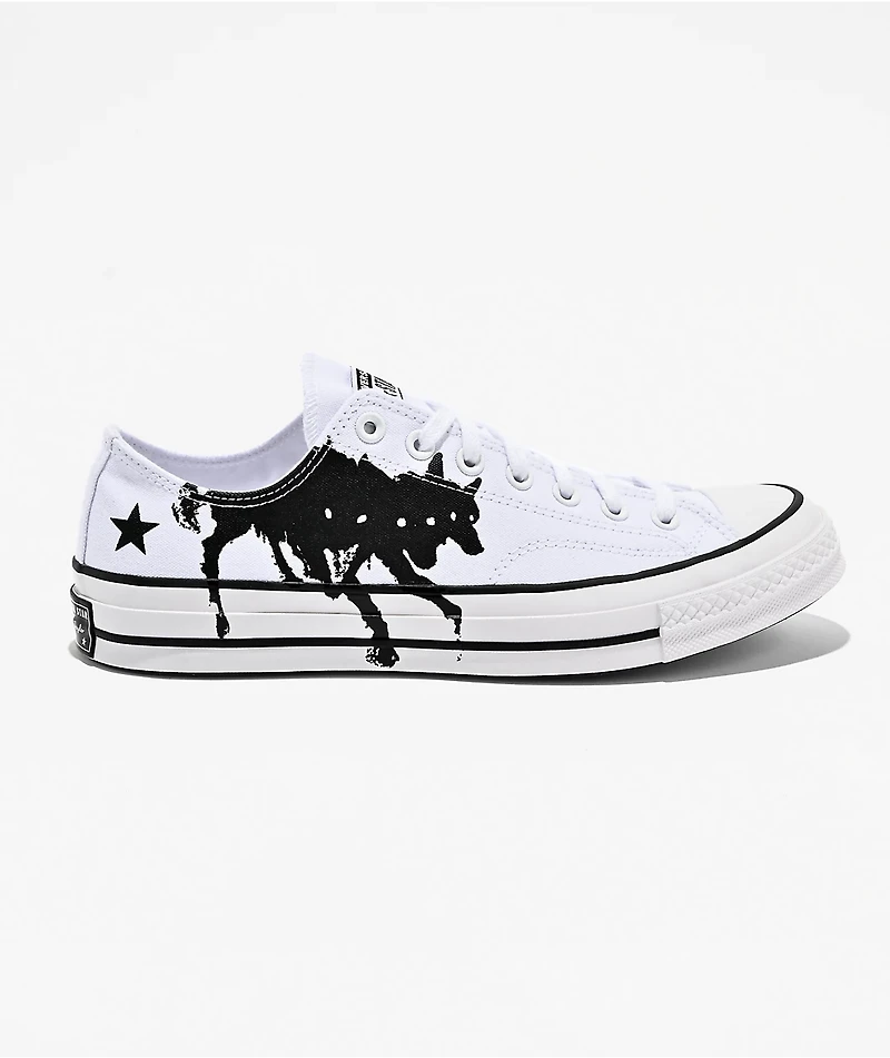Converse x EDGLRD Chuck 70 Lo Ox White & Black Shoes