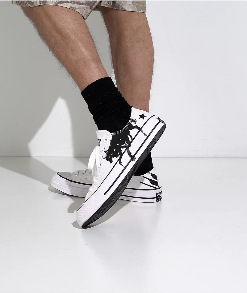 Converse x EDGLRD Chuck 70 Lo Ox White & Black Shoes
