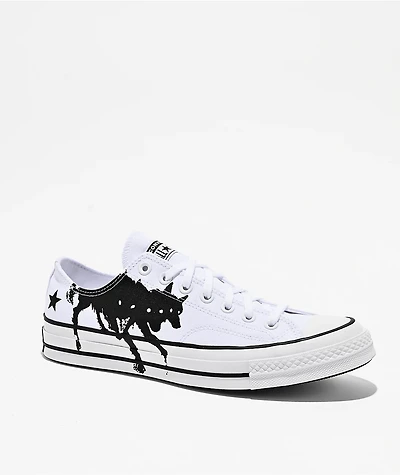 Converse x EDGLRD Chuck 70 Lo Ox White & Black Shoes