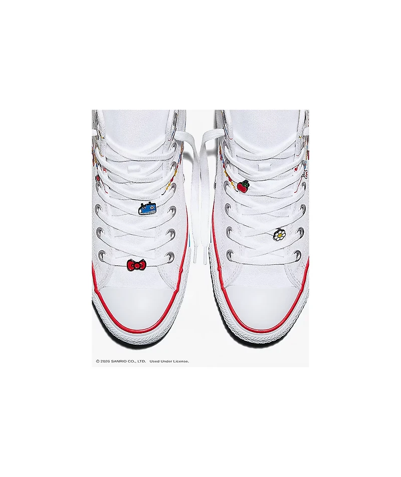 Converse x Hello Kitty & Friends Chuck Taylor All Star White & Red High Top Shoes