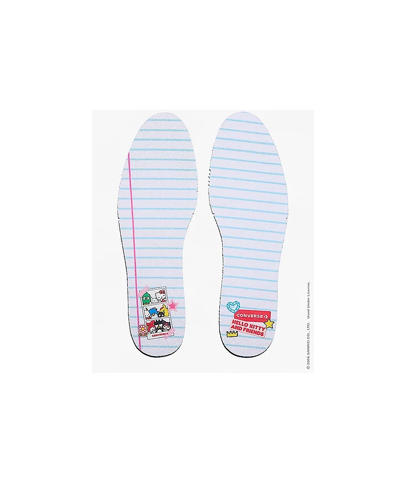 Converse x Hello Kitty & Friends Chuck Taylor All Star White & Red High Top Shoes