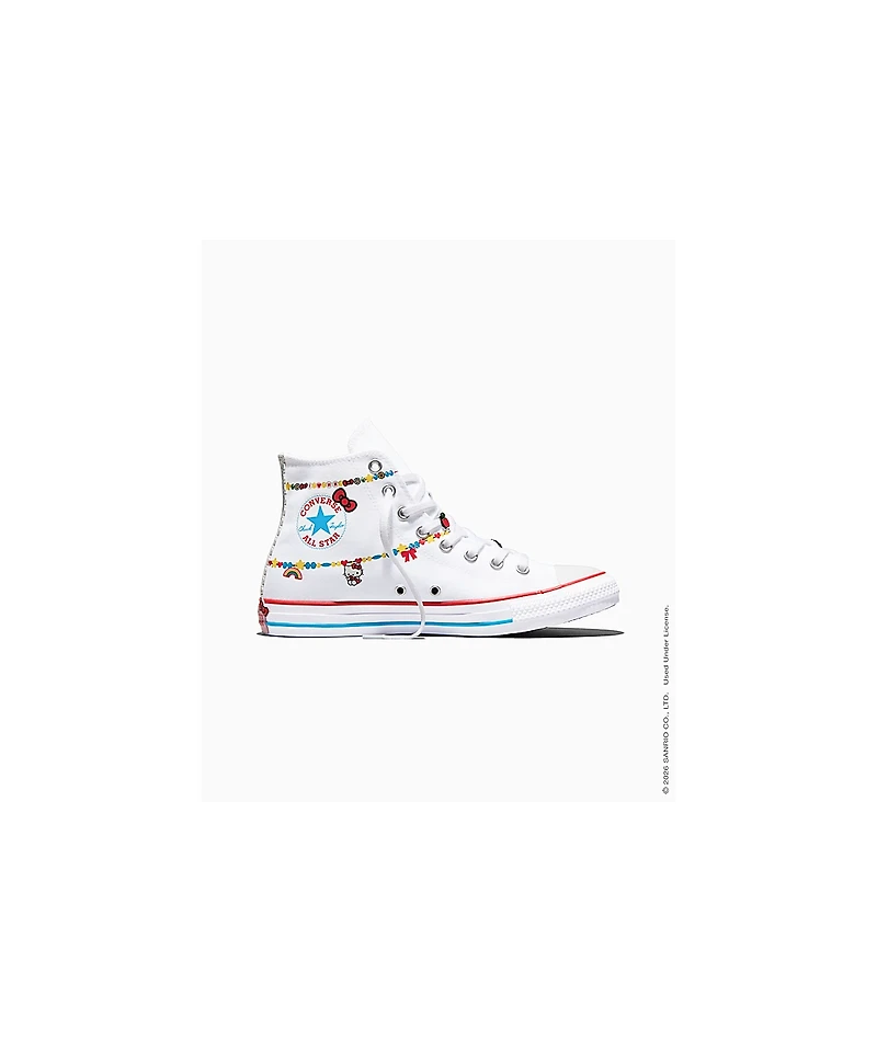 Converse x Hello Kitty & Friends Chuck Taylor All Star White & Red High Top Shoes