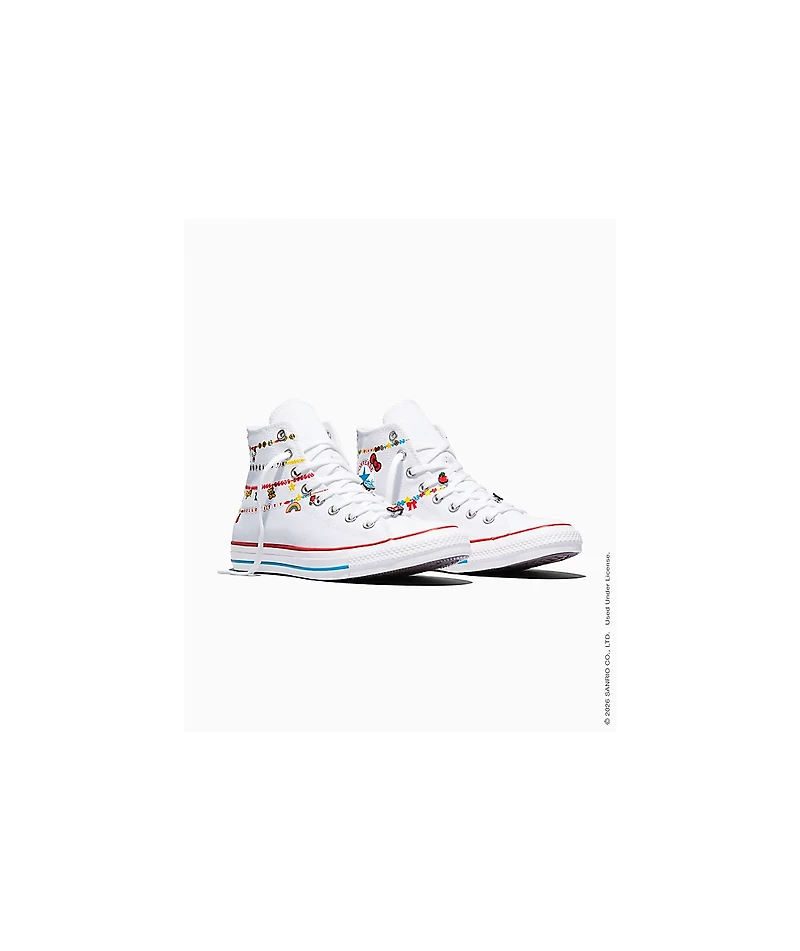 Converse x Hello Kitty & Friends Chuck Taylor All Star White & Red High Top Shoes
