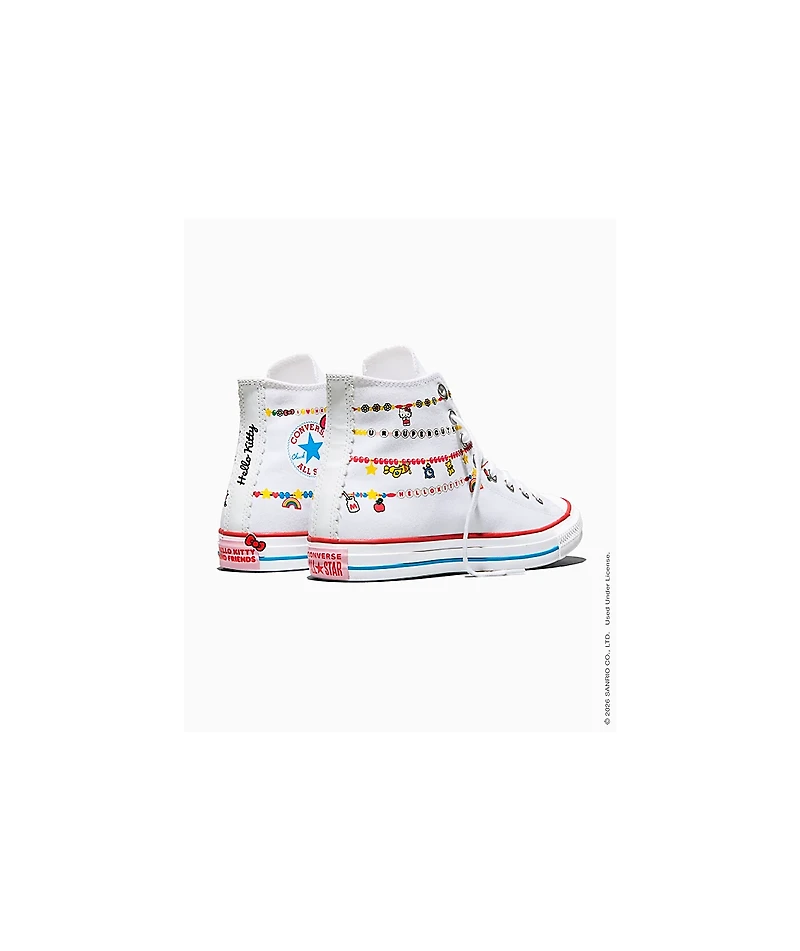 Converse x Hello Kitty & Friends Chuck Taylor All Star White & Red High Top Shoes
