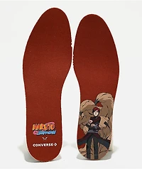 Converse x Naruto Chuck Taylor All Star Gaara Ritual Red & Natural Ivory High Top Shoes