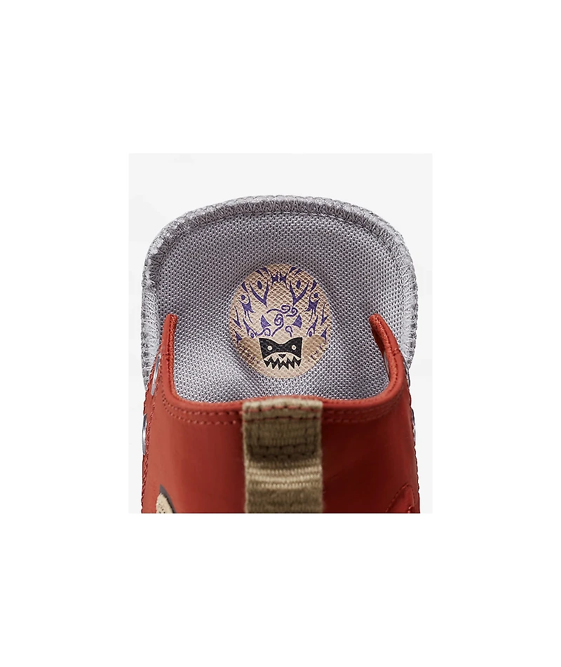 Converse x Naruto Chuck Taylor All Star Gaara Ritual Red & Natural Ivory High Top Shoes