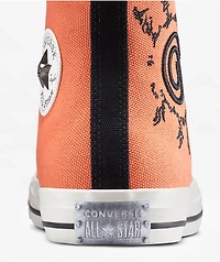 Converse x Naruto Chuck Taylor All Star Pale Magma & Black High Top Shoes