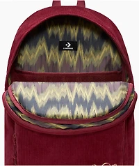 Converse x Wonka Go 2 Red Corduroy Backpack