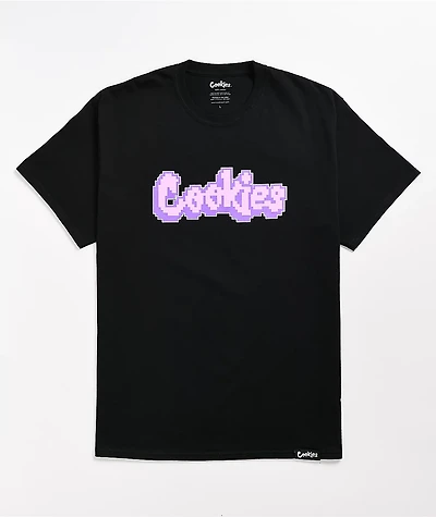 Cookies 8Bit Black T-Shirt