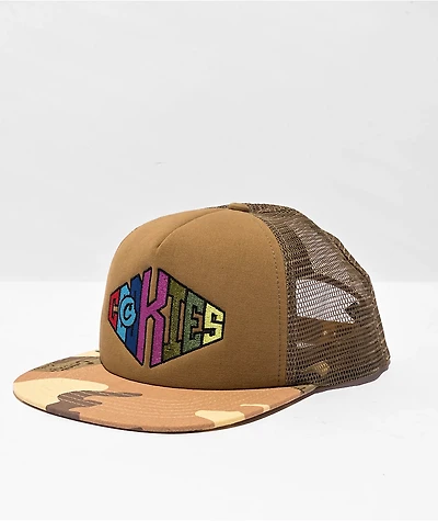 Cookies Across The Board Tan Camo Trucker Hat