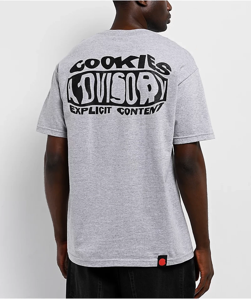 Cookies Advisory Heather Grey T-Shirt