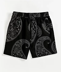 Cookies Amalfi Black Paisley Shorts