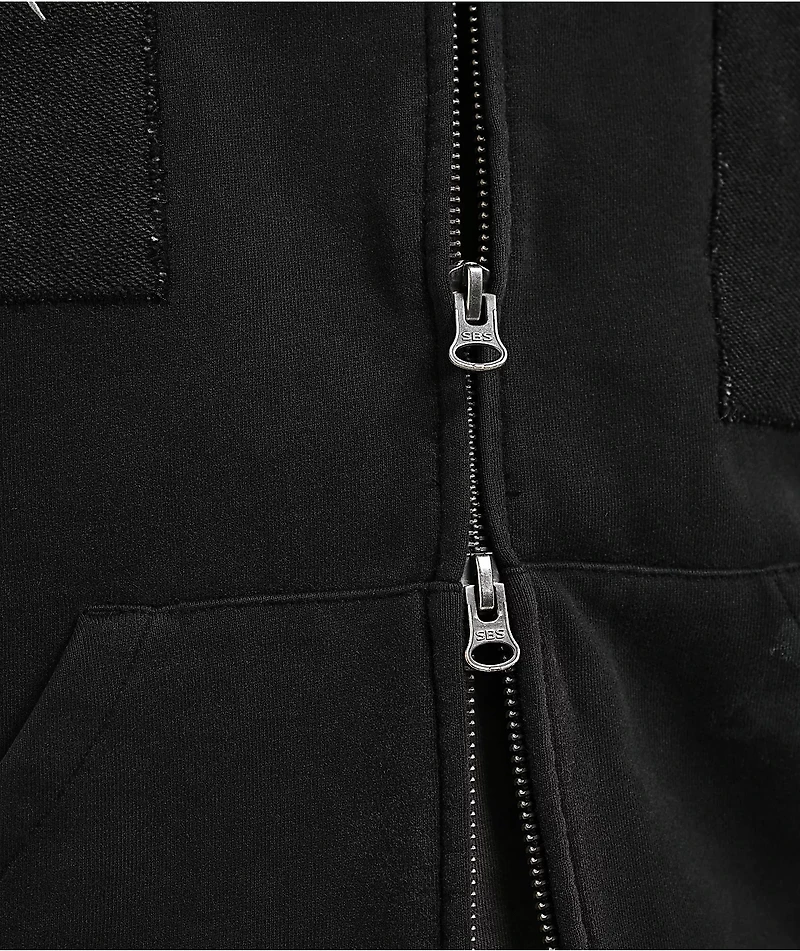 Cookies Artisan Black Wash Heavyweight Zip Hoodie