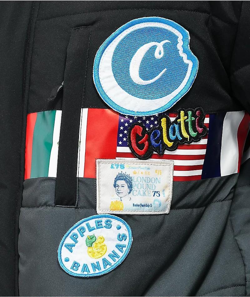 Cookies Award Tour Black Puffer Jacket