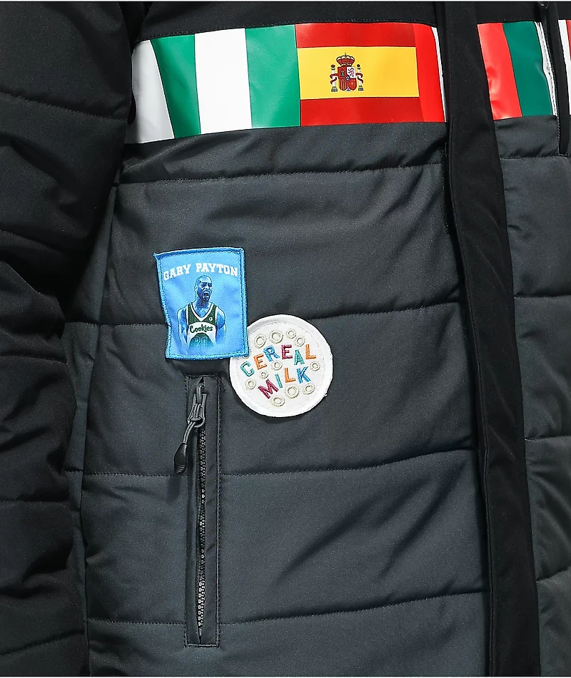 Cookies Award Tour Black Puffer Jacket