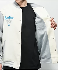 Cookies Award Tour White & Grey Letterman Jacket