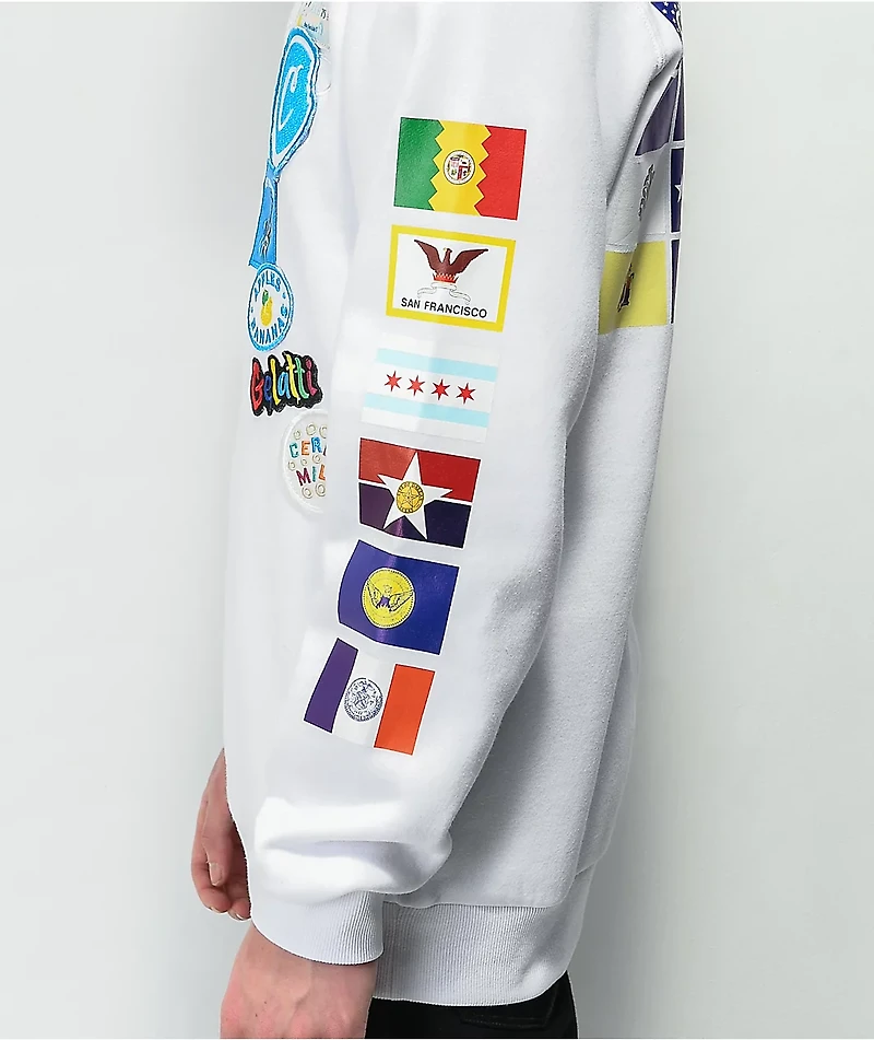 Cookies Award Tour White Crewneck Sweatshirt
