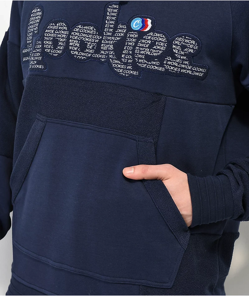 Cookies Back To Navy Blue Hoodie