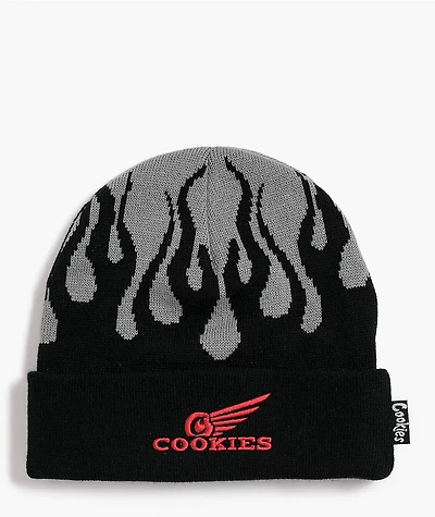 Cookies Baja Motocross Black & Grey Beanie