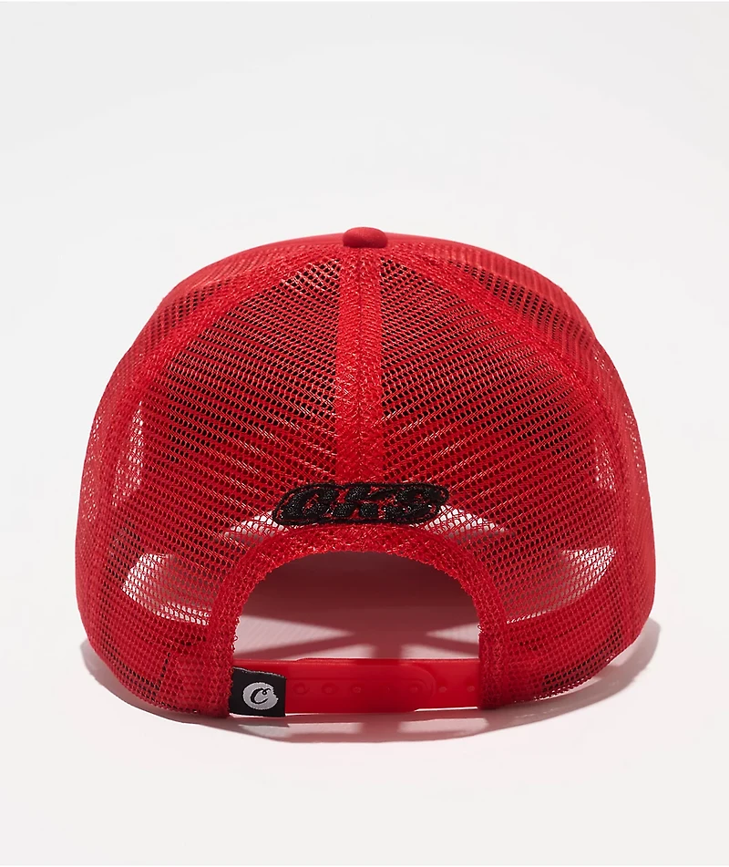 Cookies Baja Motocross Red Trucker Hat