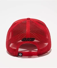 Cookies Baja Motocross Red Trucker Hat