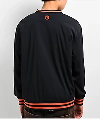 Cookies Bases Loaded Black & Orange Pullover Jacket