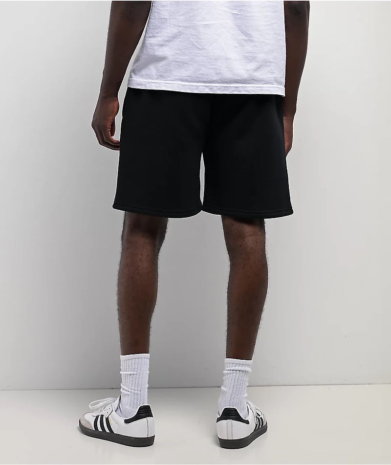 Cookies Batallion Logo Black Sweat Shorts