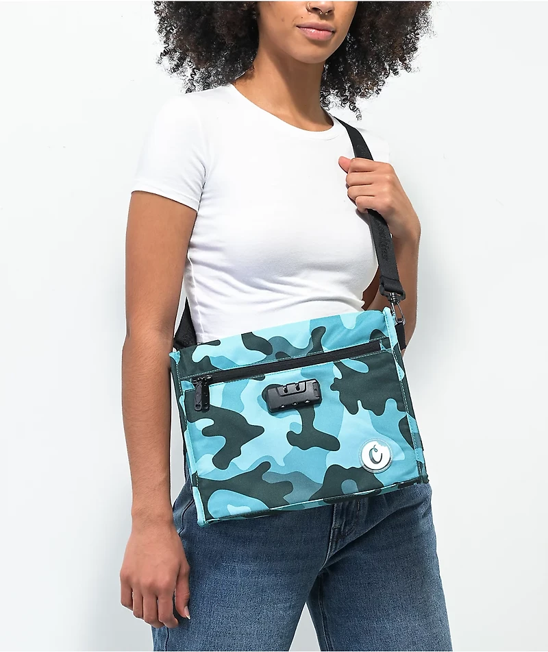 Cookies Bizznizz Mint Camo Smell Proof Shoulder Bag