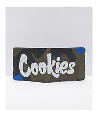 Cookies Blue & Green Camo Bifold Wallet