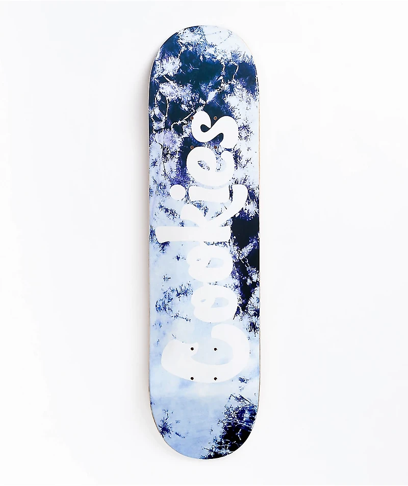 Cookies Blue Sky Tie Dye 8.0" Skateboard Deck