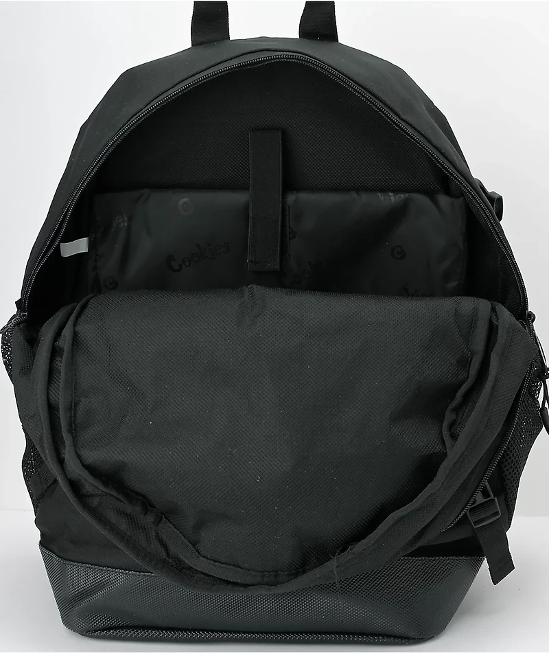 Cookies Bungee Smell Proof Black Backpack