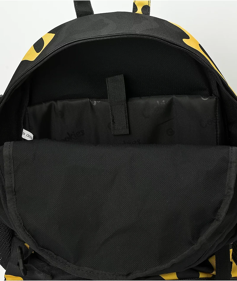 Cookies Bungee Yellow Camo Smell Proof Backpack