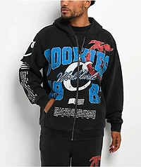 Cookies Champions Only Black Wash Zip Hoodie