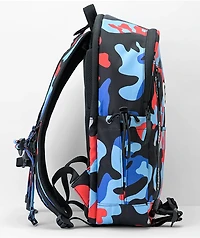 Cookies Charter Smell Proof Blue & Red Camo Backpack