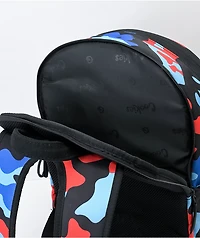 Cookies Charter Smell Proof Blue & Red Camo Backpack