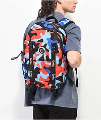 Cookies Charter Smell Proof Blue & Red Camo Backpack