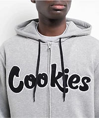 Cookies Chenille Heather Grey Zip Hoodie