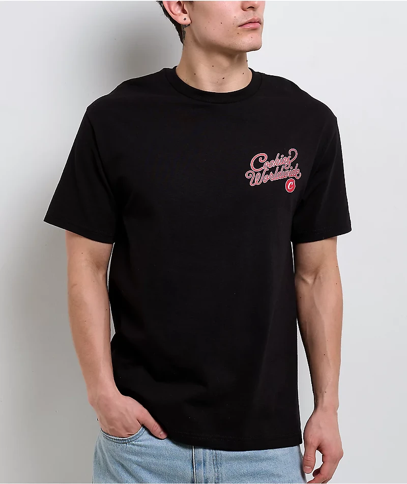 Cookies Cherry On Top Black T-Shirt