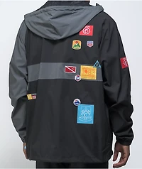Cookies Colores Black Windbreaker Jacket