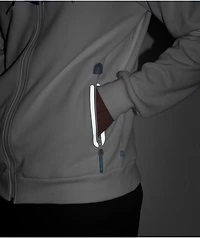 Cookies Contraband White & Blue Fleece Zip Hoodie