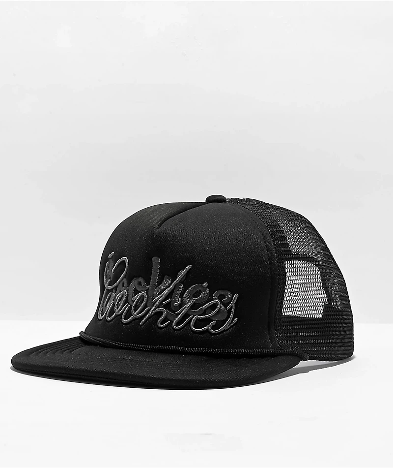 Cookies Costa Nostra Black Trucker Hat
