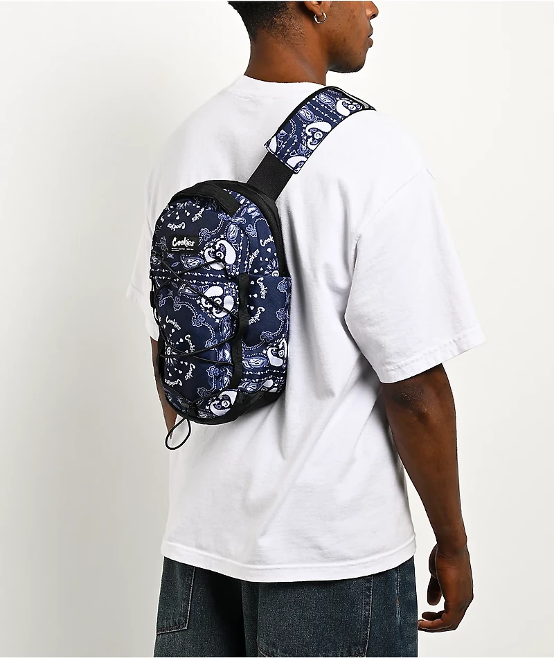 Cookies Crossfade Navy Crossbody Bag