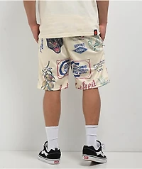 Cookies Cuban Link Natural Mesh Shorts