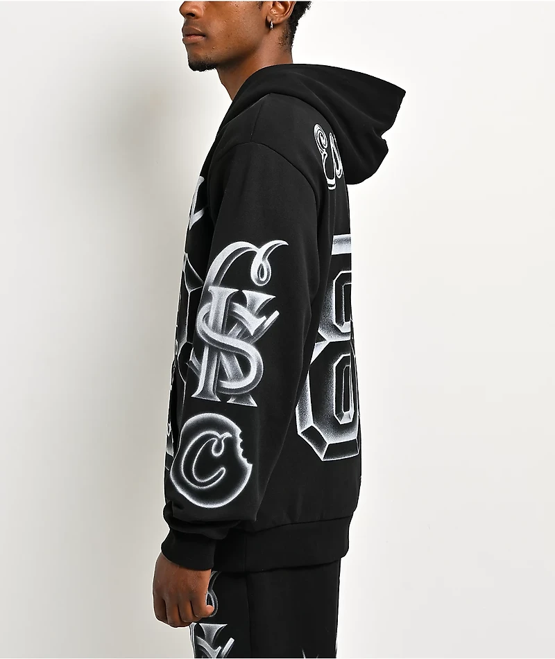 Cookies Draft Day Black Heavyweight Zip Hoodie