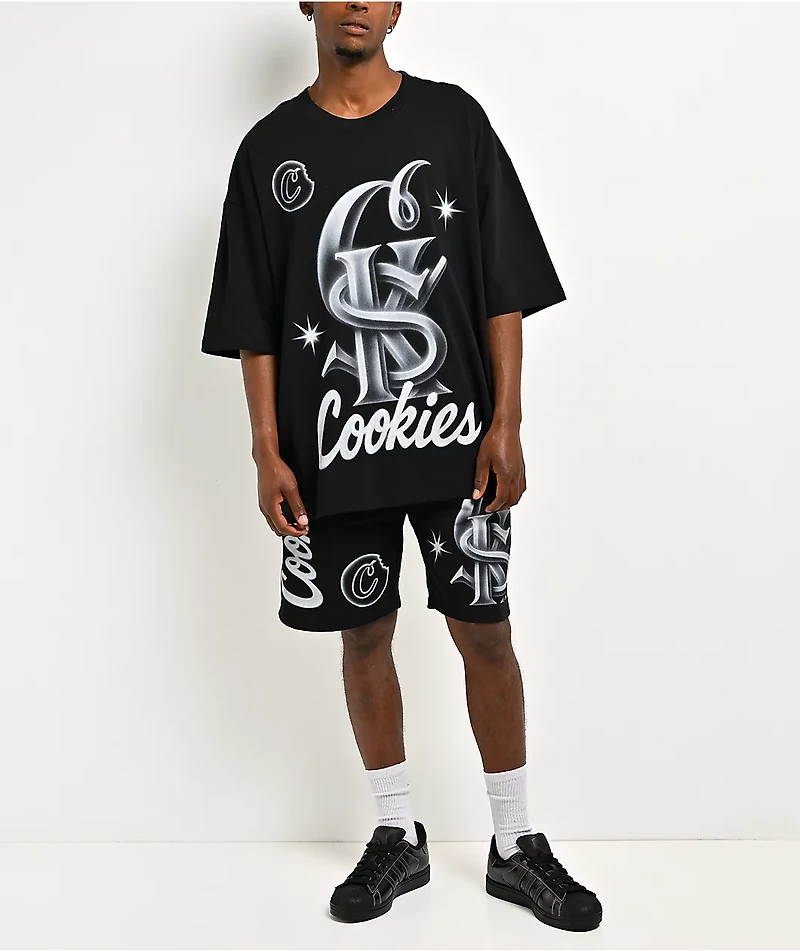 Cookies Draft Day Black Oversized T-Shirt