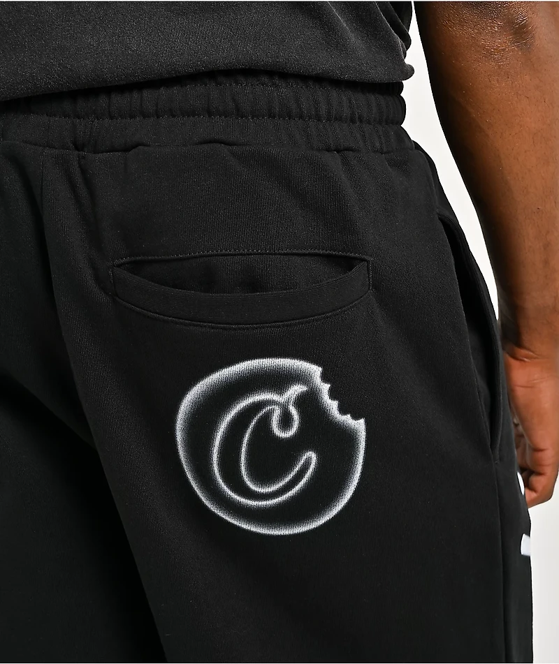 Cookies Draft Day Black Sweat Shorts