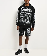 Cookies Draft Day Black Sweat Shorts
