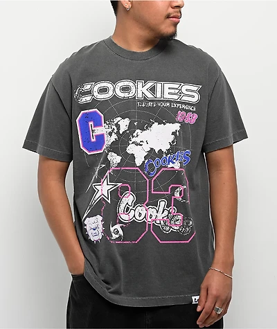 Cookies Elevate Black Wash T-Shirt